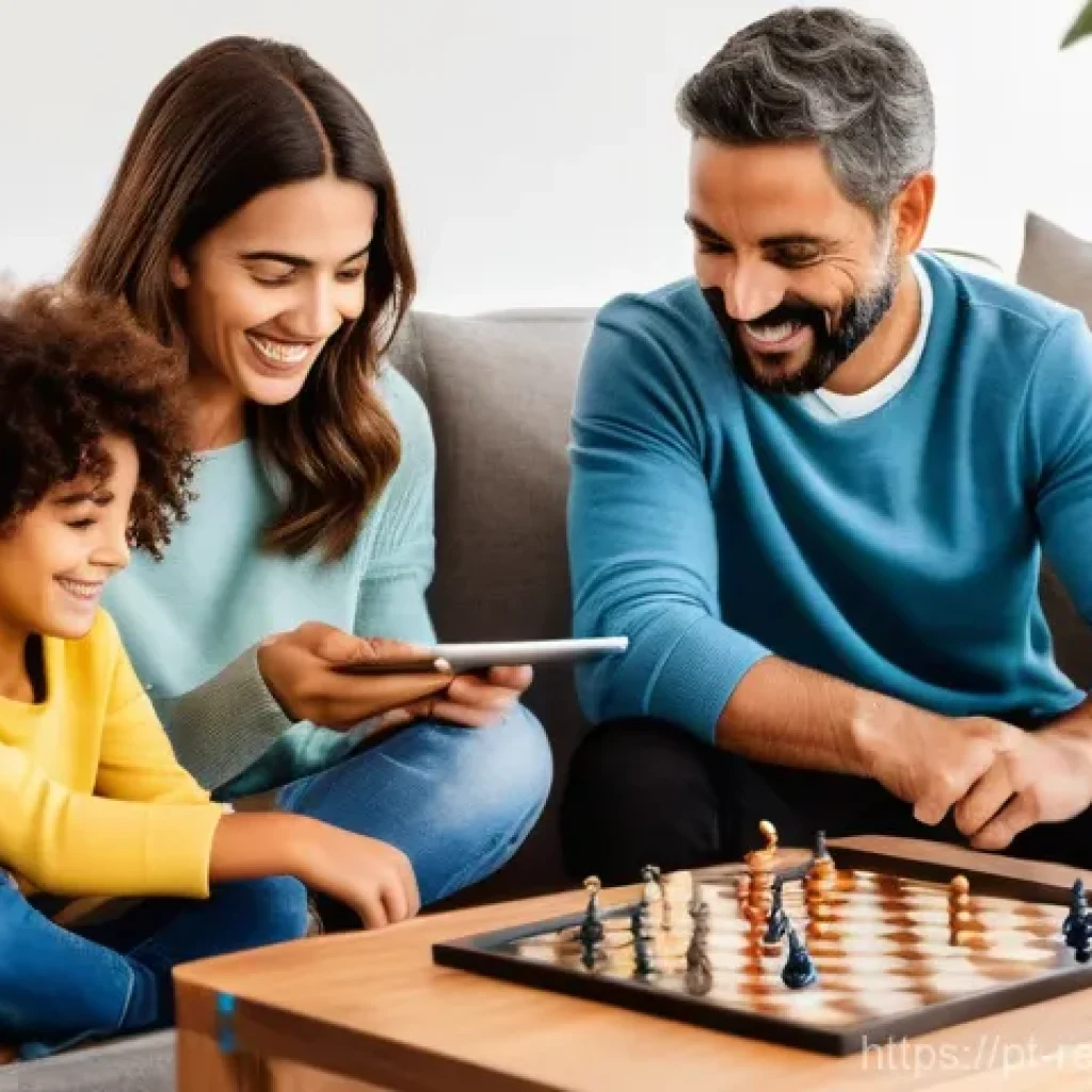 부동산 세금 절세를 위한 재무 계획 - **Prompt:** A cozy and brightly lit interior of a contemporary Portuguese living room. A diverse fam...