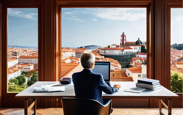 부동산 세금 절세를 위한 재무 계획 - **Prompt:** A joyful young Portuguese couple, in their late 20s to early 30s, stands proudly in fron...