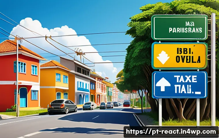 부동산 세금 계획의 단계별 접근 - A detailed, realistic illustration of a Brazilian urban neighborhood showing various types of reside...