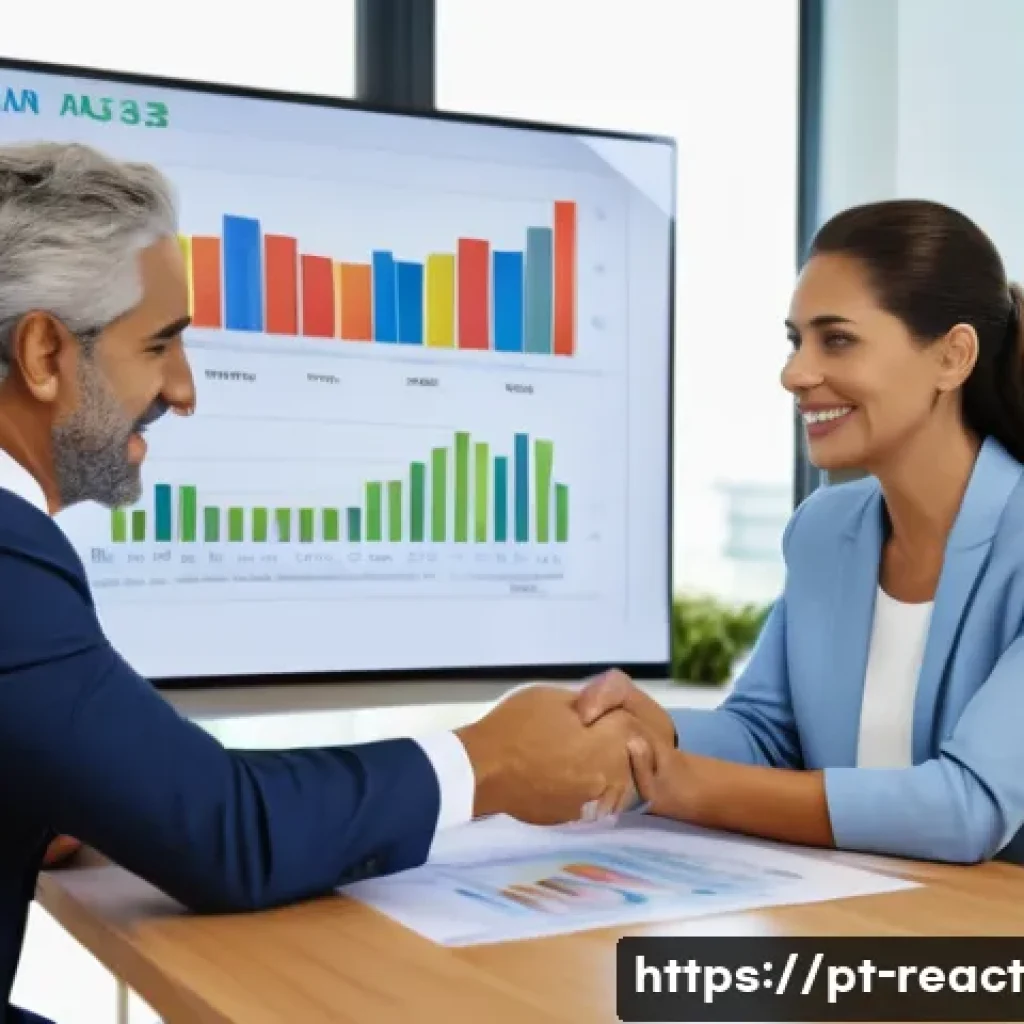 부동산 양도소득세 계산하기 - A professional Brazilian real estate agent explaining capital gains tax to a middle-aged couple in a...